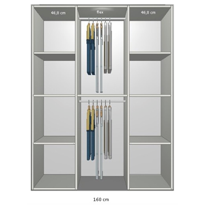 Møbler fra bredde 140 cm til 160 cm Model B